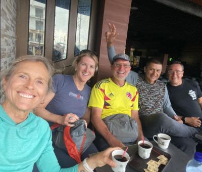 Scott Failor Cycling on the  tour with redspokes